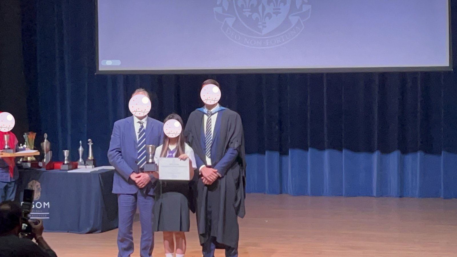 学年末の表彰式