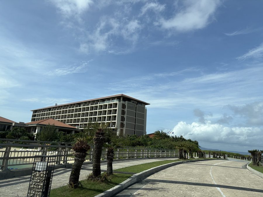 The Hyatt Regency Seragaki Island, on the coast of Onna village