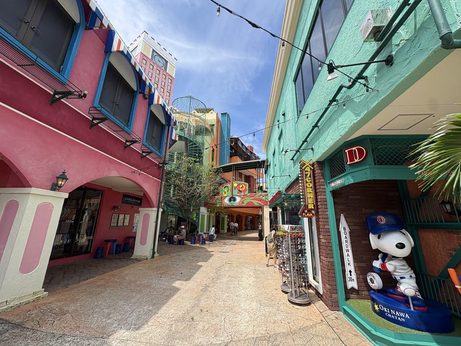 The palette is less Okinawa than Californian