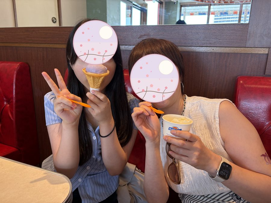 Blue Seal ice cream. There are enough flavours to slow you down.